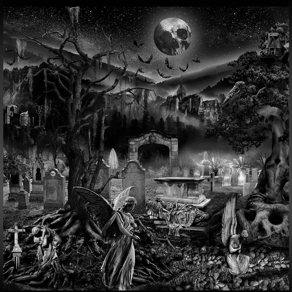 Blackmilk Necropolis Velvet Swan Kimono OSFA - Picture 3 of 5